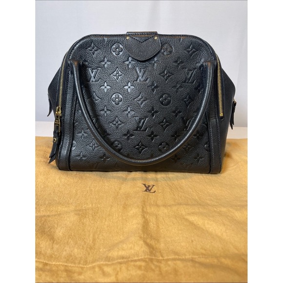 Louis Vuitton Handbags - Louis Vuitton Marais MM Empreinte Black Leather Handbag Authentic